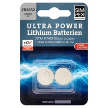 SIMPEX ULTRA POWER CR2032 3 V LÍTIUM ELEM 2 DB
