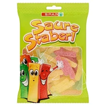 SPAR SAVANYÚ PÁLCIKÁK GUMICUKOR 200G