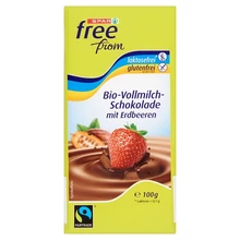 SPAR FREE FROM BIO TEJCSOKOLÁDÉ EPERDARABOKKAL 100 G