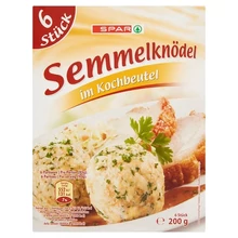 SPAR ZSEMLEGOMBÓC FŐZŐTASAKBAN 6 Db 200 G