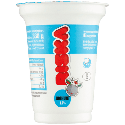 NÁDUDVARI NATÚR JOGHURT 3% 330G
