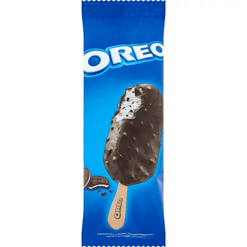 OREO TEJSZÍNES JÉGKRÉM, KAKAÓ ÍZŰ, VANÍLIÁS TÖLTELÉKKEL ÉS KEKSZDARABKÁKKAL 110 ML