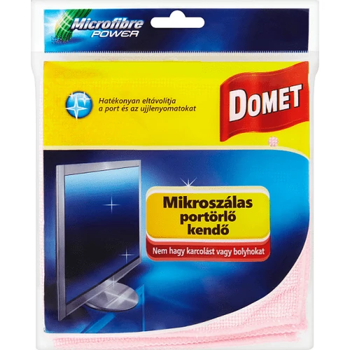DOMET MIKROSZÁLAS PORTÖRLŐ KENDŐ 30 X 30 CM