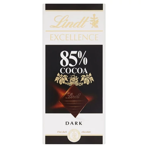 LINDT EXCELLENCE EXTRA KESERŰ CSOKOLÁDÉ 85% 100 G