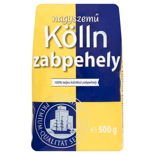 KÖLLN NAGYSZEMŰ TELJES KIŐRLÉSŰ ZABPEHELY 500 G