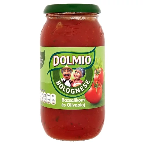 DOLMIO BOLOGNESE CLASSIC  SZÓSZ BAZSALIKOM ÉS OLÍVAOLAJ 500G