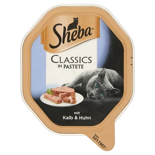 SHEBA MACSKAELEDEL BORJÚ-CSIRKE 85G