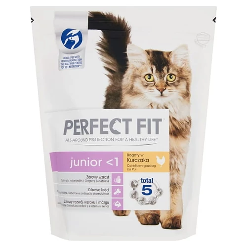 PERFECT FIT SZÁRAZ MASCKAELEDEL CSIRKE JUNIOR 750G