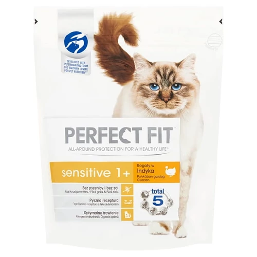 PERFECT FIT SZÁRAZ MACSKAELEDEL PULYKA SENSITIVE 750G