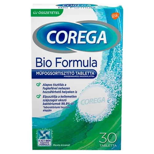 COREGA BIO FORMULA MŰFOGSORTISZTÍTÓ TABLETTA 30DB