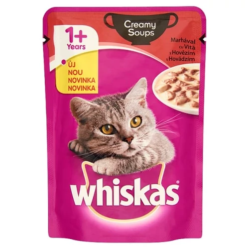 WHISKAS MACSKAELEDEL KRÉMES MARHA 85G