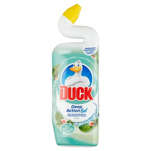 DUCK DEEP ACTION GEL WC-TISZTÍTÓ FERTŐTLENÍTŐ GÉL MENTA ILLATTAL 750 ML