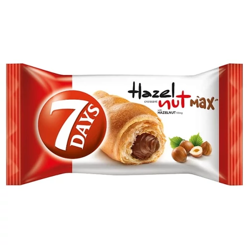 7DAYS MAX CROISSANT MOGYORÓS TÖLTELÉKKEL 80G