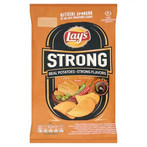LAY'S STRONG SAJT ÉS CSÍPŐSPAPRIKA ÍZŰ BURGONYACHIPS 65 G