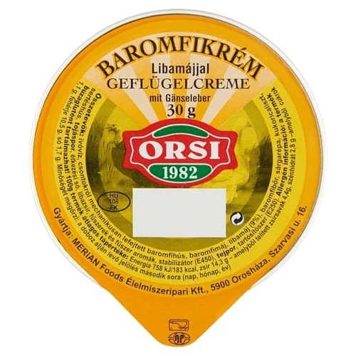 ORSI BAROMFIKRÉM LIBAMÁJJAL 30G