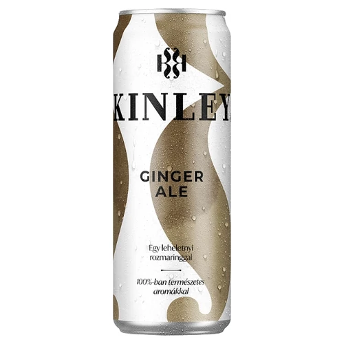 KINLEY GINGER ALE SZÉNSAVAS ÜDÍTŐITAL GYÖMBÉR ÍZESÍTÉSSEL 250 ML