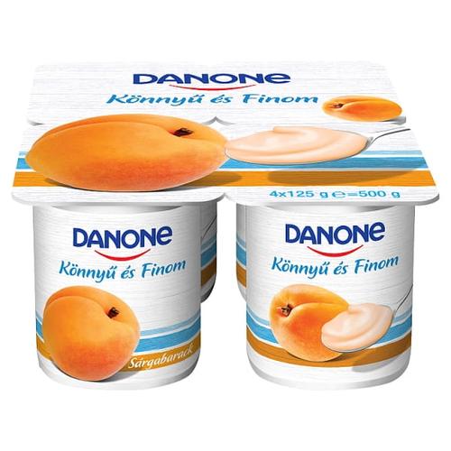 DANONE JOGHURT SÁRGABARACKOS 4X125G