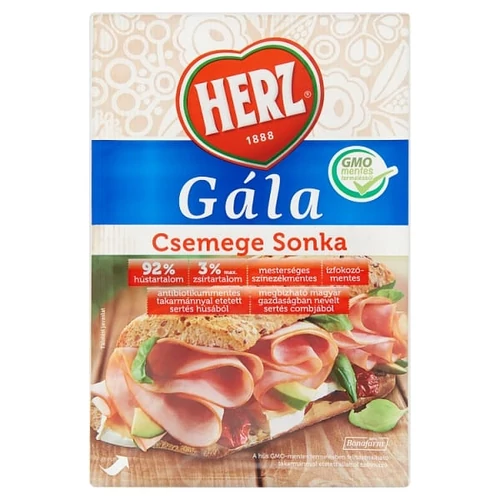 HERZ GÁLA CSEMEGE SONKA 90G