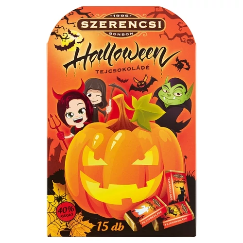 SZERENCSI HALLOWEEN TEJCSOKOLÁDÉ 15 X 5 G (75 G)