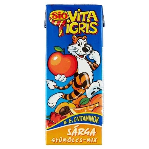 SIÓ VITATIGRIS SÁRGA GYÜMÖLCS-MIX VEGYES GYÜMÖLCSITAL 0,2 L