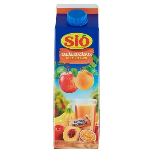 SIÓ TALÁLKOZÁSOK ROSTOS MULTIVITAMIN VEGYES GYÜMÖLCSITAL 1 L