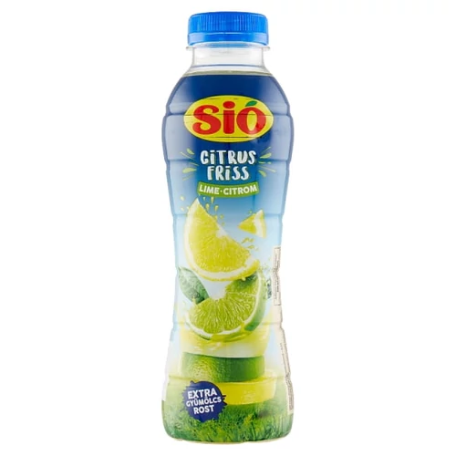 SIÓ CITRUSFRISS LIME-CITROM ITAL GYÜMÖLCSHÚSSAL 0,5L