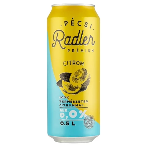 RADLER LEMON KONTROLL ALKOHOLMENTES SÖR DOBOZOS 0,5L
