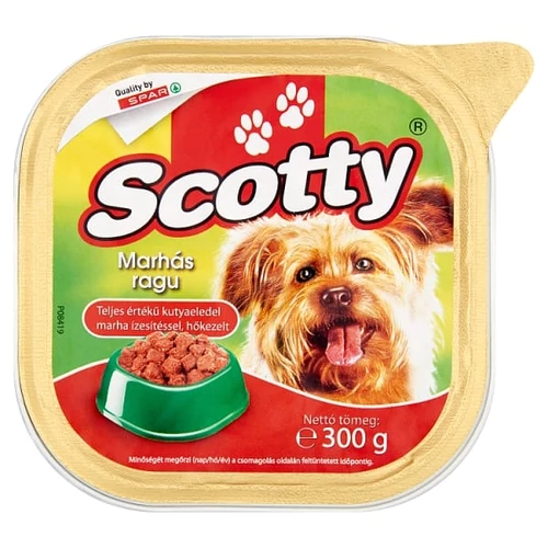 SCOTTY KUTYAELEDEL MARHA ÍZ 300G