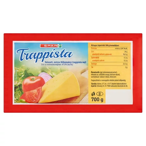 SPAR FELEZETT TRAPPISTA 700G