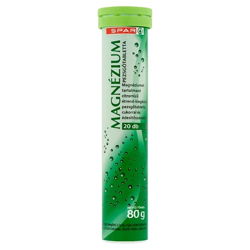 SPAR MAGNÉZIUM PEZSGŐTABLETTA 80G