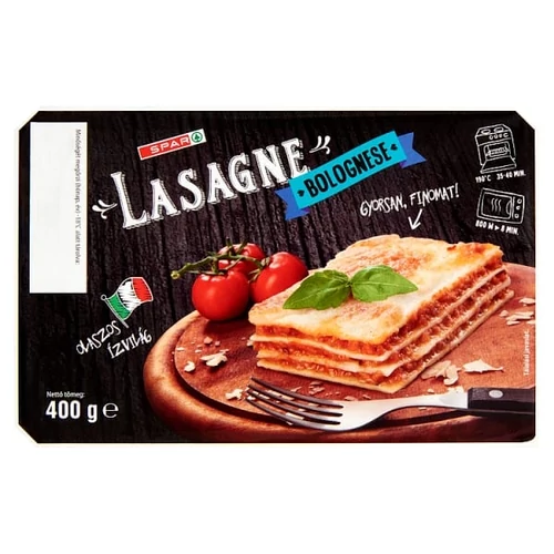 SPAR LASAGNE BOLOGNESE 400G