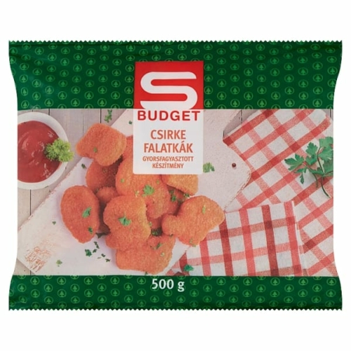 S-BUDGET CSIRKE NUGGETS 500G