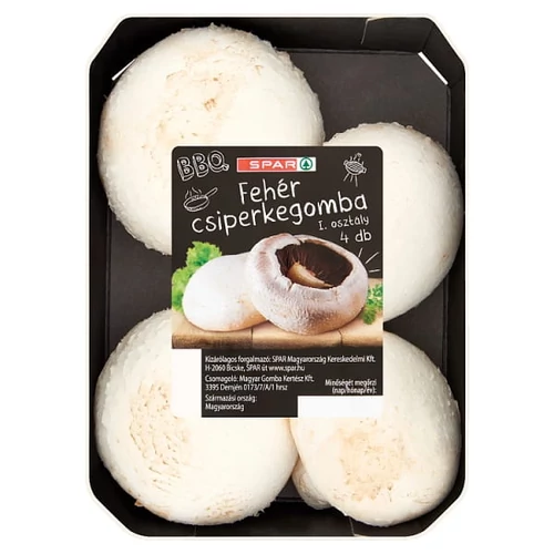 SPAR BBQ FEHÉR CSIPERKEGOMBA 4 DB