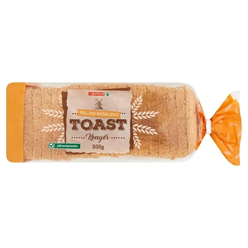 SPAR TELJES KIÖRLÉSŰ TOAST KENYÉR 500G