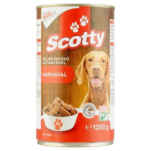SCOTTY KUTYAELEDEL KONZERV MARHA 1250G