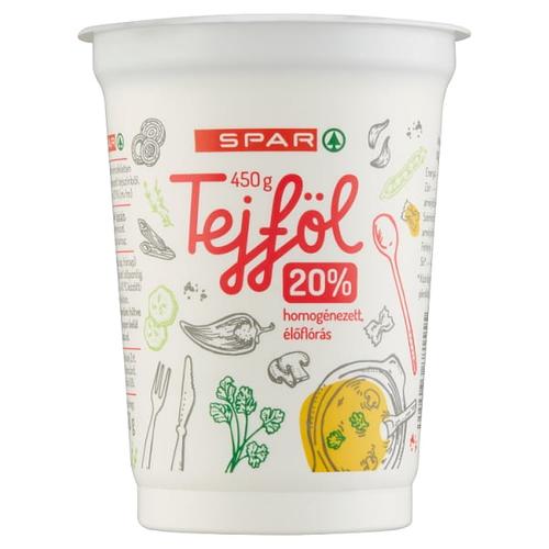 SPAR TEJFÖL 20% 450G