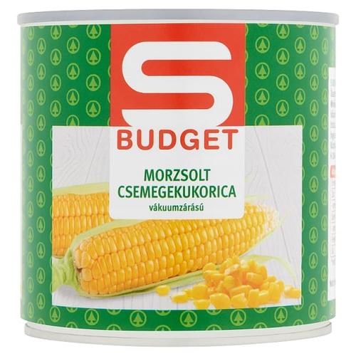 S-BUDGET MORZSOLT CSEMEGE KUKORICA 285G