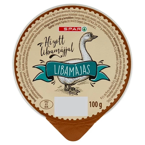 SPAR LIBAMÁJAS HÚSKÉSZÍTMÉNY100G