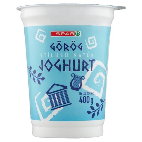 SPAR GÖRÖG STÍLUSÚ NATÚR JOGHURT 400 G