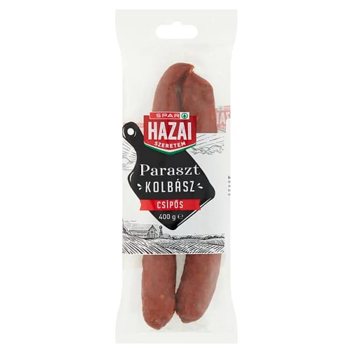 SPAR HAZAI SZERETEM CSÍPŐS PARASZTKOLBÁSZ 400 G