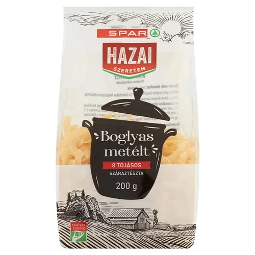 SPAR HAZAI SZERETEM BOGLYAS METÉLT 8 TOJÁSOS SZÁRAZTÉSZTA 200 G