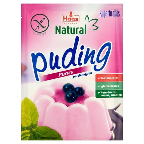 HAAS NATURAL PUNCS PUDINGPOR 40G