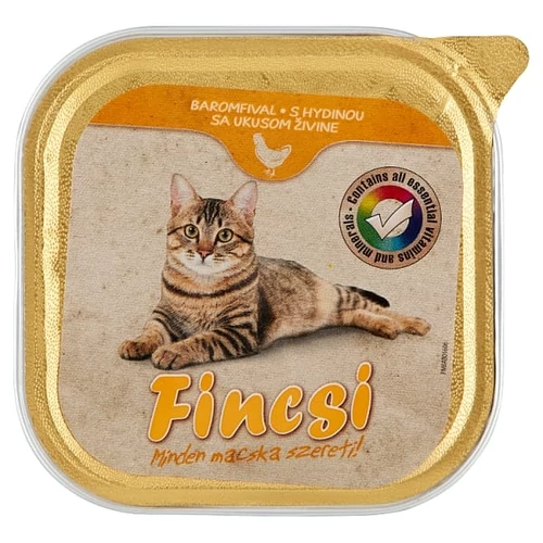 FINCSI MACSKAELEDEL BAROMFI 100G