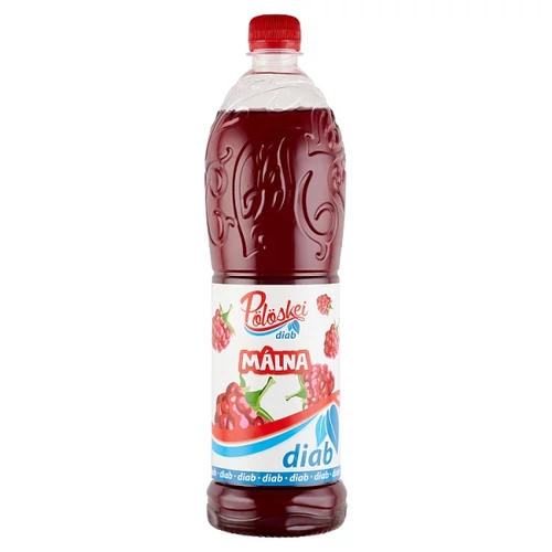 PÖLÖSKEI DIAB MÁLNA ÍZŰ SZÖRP ÉDESÍTŐSZEREKKEL 1 L