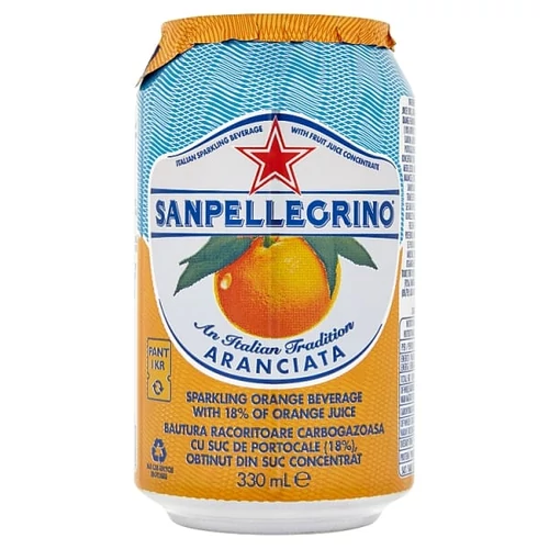 SANPELLEGRINO ARANCIATA SZÉNSAVAS NARANCSITAL 330 ML