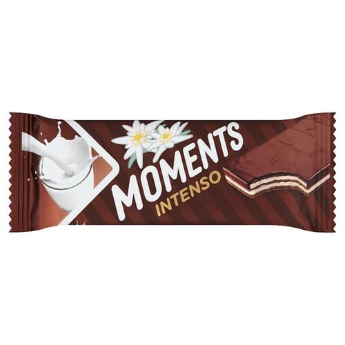 MOMENTS INTENSO TEJES KRÉMMEL TÖLTÖTT KAKAÓS OSTYASZELET KAKAÓS BEVONÓMASSZÁBAN 40 G