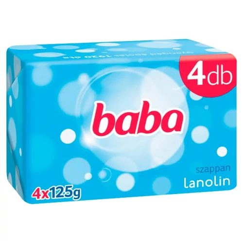 BABA LANOLIN SZAPPAN 4 X 125 G