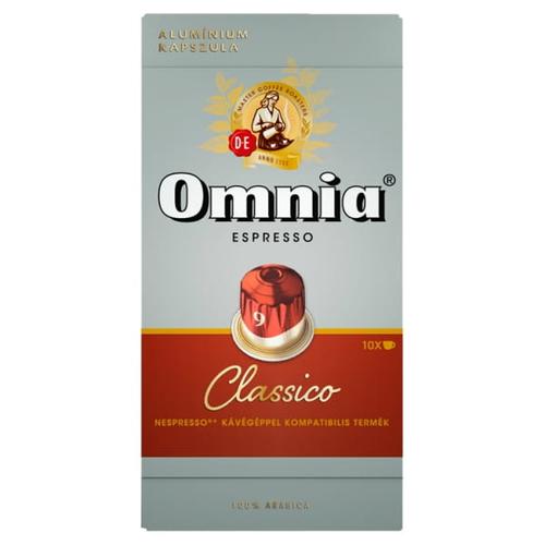 DOUWE EGBERTS OMNIA ESPRESSO CLASSICO ŐRÖLT-PÖRKÖLT KÁVÉ KAPSZULÁBAN 10 DB