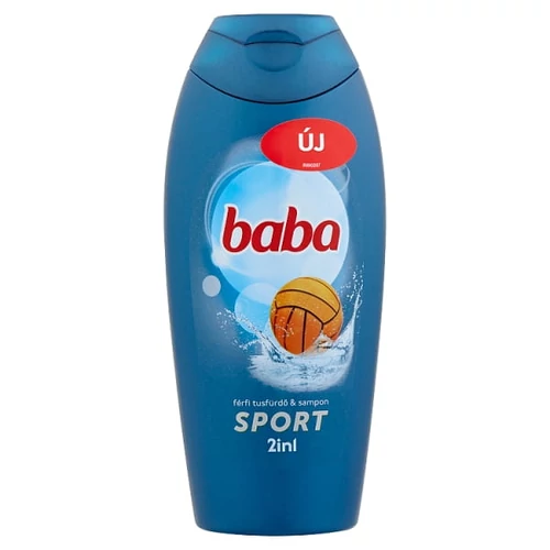 BABA SPORT 2IN1 FÉRFI TUSFÜRDŐ ÉS SAMPON 400 ML