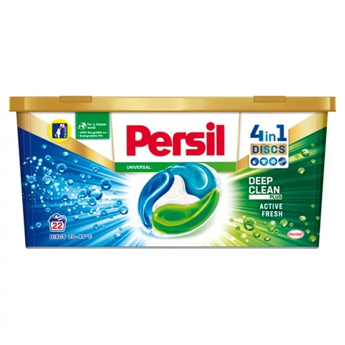 PERSIL DISCS MOSÓSZER KONCENTRÁTUM FEHÉR ÉS VILÁGOS RUHADARABOKHOZ 22 MOSÁS 22 X 25 G (550 G)